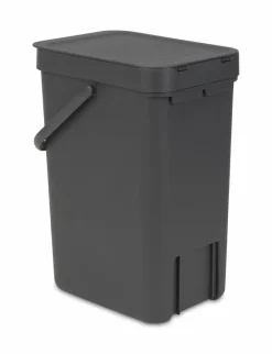 brabantia Entsorgen & Recyclen|Entsorgen & Recyclen|Abfallbehälter Sort&Go 12l Grey