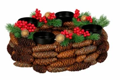 Sale Adventskranz Ø 40 cm Kerzen & Kerzenhalter