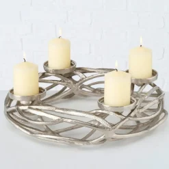 BOLTZE Adventskranz Ringval Ø 40 cm