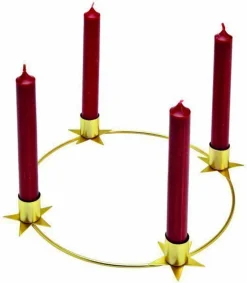 Kerzen & Kerzenhalter|Adventskranz Stern Ø 30 cm