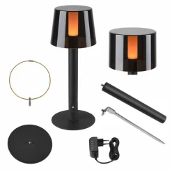 SLV Akku-Außentischleuchte Taha