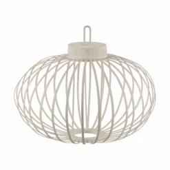 JUST LIGHT. Akku-Tischleuchte Gabbia