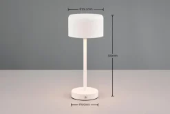 Reality Leuchten Akku-Tischleuchte Jeff
