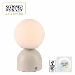 SCHÖNER WOHNEN-Kollektion Akkuleuchten|Tischlampen|Akku-Tischleuchte Rudi