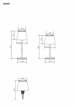 Discount Akku-Tischleuchte Vannie I Außentischleuchten|Außentischleuchten