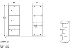 Germania Büroschränke & Regale|Aktenregal Baltimore