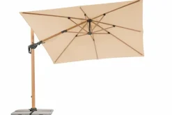 Schneider Schirme Ampelschirm Rhodos Twist Woody 300x300cm