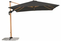 Outlet Ampelschirm Rhodos Twist Woody 300x300cm Sonnenschirme