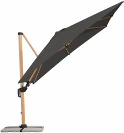 Outlet Ampelschirm Rhodos Twist Woody 300x300cm Sonnenschirme