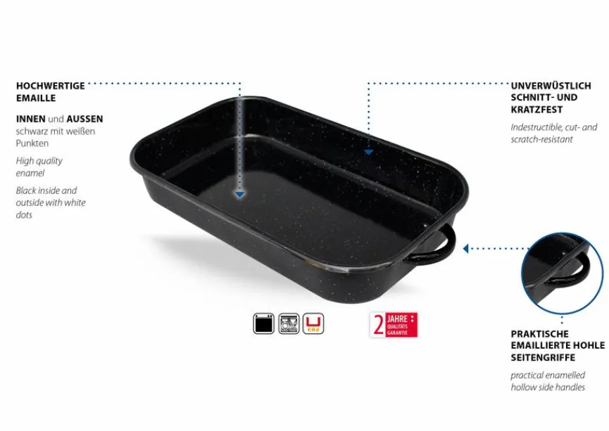 ELO Auflaufformen|Auflaufform Basic 38 x 22 cm