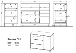 Outlet Babyzimmer-Set Alkmaar 4tlg. Kinder Babyzimmer-Komplettsets|Babyzimmer-Komplettsets