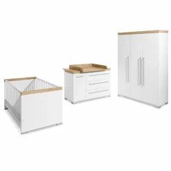 Best Babyzimmer-Set Kira 4tlg. Kinder Babyzimmer-Komplettsets|Babyzimmer-Komplettsets