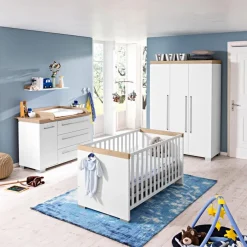 Best Babyzimmer-Set Kira 4tlg. Kinder Babyzimmer-Komplettsets|Babyzimmer-Komplettsets