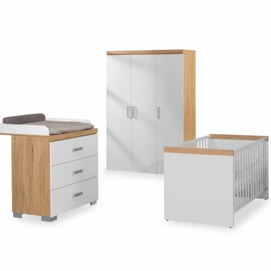 Clearance Babyzimmer-Set Kristin 2 3tlg. Kinder Babyzimmer-Komplettsets|Babyzimmer-Komplettsets