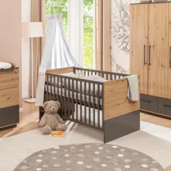 Discount Babyzimmer-Set Lagos 3tlg. Kinder Babyzimmer-Komplettsets|Babyzimmer-Komplettsets