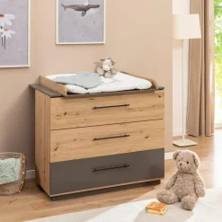 Discount Babyzimmer-Set Lagos 3tlg. Kinder Babyzimmer-Komplettsets|Babyzimmer-Komplettsets