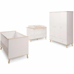 Best Babyzimmer-Set Ylvie 4tlg. Kinder Babyzimmer-Komplettsets|Babyzimmer-Komplettsets
