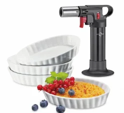 Discount Backform Crème Brûlée-Set 5tlg. Backzubehör|Küchenutensilien