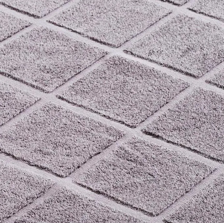 Outlet Badvorleger Karo 50 x 70 cm Badteppiche