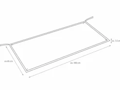 Bank-Auflage Unica 140 x 45 cm