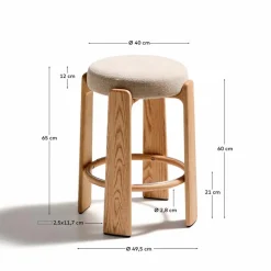 Kave Home Barhocker Granite