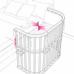 Kinder babybay Beistellbett Boxspring