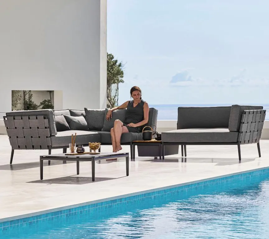 Cane-line Beistelltisch Conic 74 x 52 cm