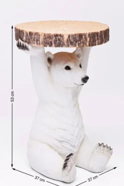 KARE DESIGN Dekofiguren Tiere & Pflanzen|Dekofiguren|Beistelltisch Polar Bear 78943