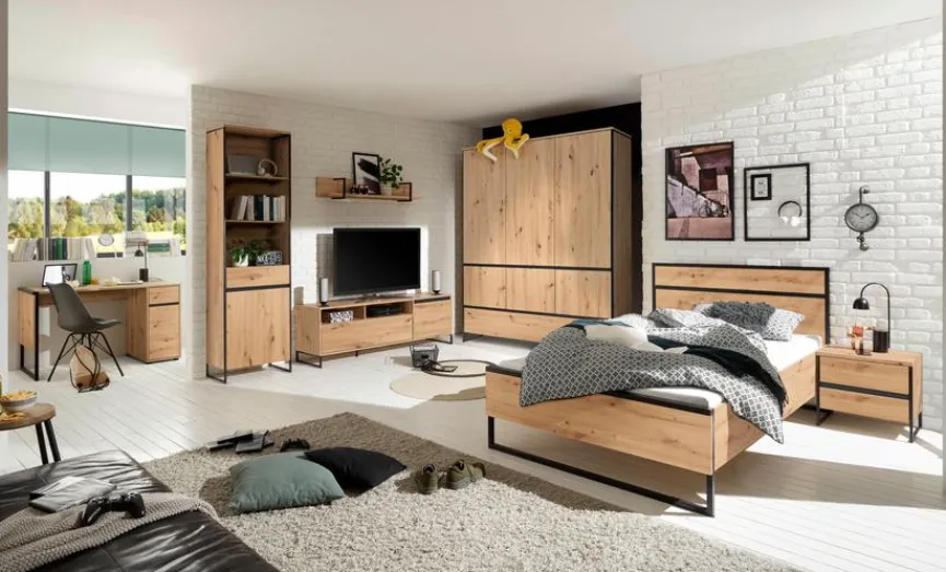 Clearance Bett Marseille 120 x 200 cm Kinder Jugendbetten|Jugendbetten