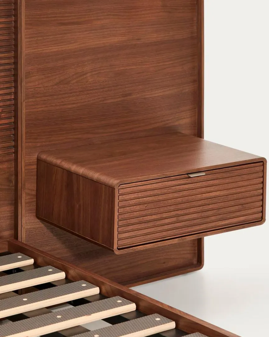 Outlet Bett mit Nachttischen Norlen 160 x 200 cm Betten