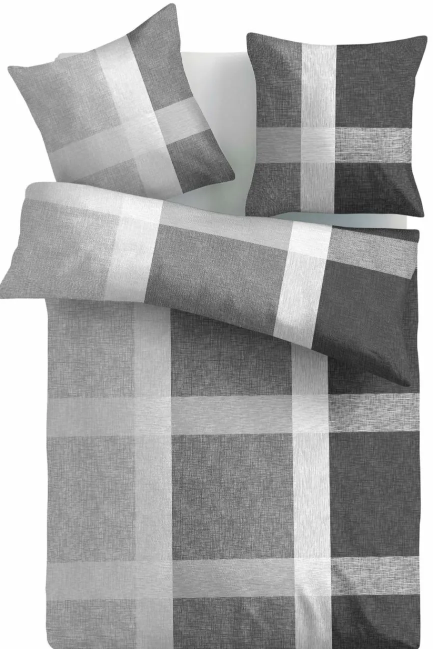 Betten Duscher Bettwäsche Cross Check 135 x 200 cm