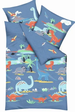 Kinder kaeppel Bettwäsche Dinosaurus 135 x 200 cm