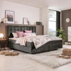 Ergodream Betten|Boxspringbett Lund 200 x 200 cm