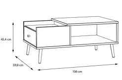 FORTE Couchtisch Harllson