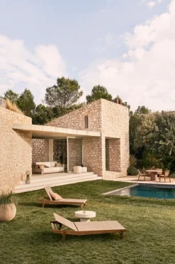 Kave Home Loungetische|Gartentische|Couchtisch Aiguablava Ø 90cm