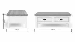 Stilreich Couchtische|Couchtisch Barreiro