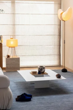 Metallbude Couchtisch Cut