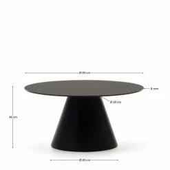 Kave Home Couchtische|Couchtisch Wilshire Ø 80 cm