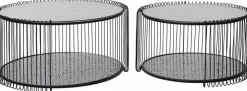 KARE DESIGN Couchtisch Wire Double 87819 2er Set