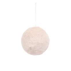 New Deko-Hänger Stoffkugel 8 cm Für Den Weihnachtsbaum