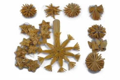 Für Den Weihnachtsbaum|Deko-Hänger Stroh 35tlg.