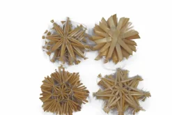 Outlet Deko-Hänger Strohsterne 16tlg. Für Den Weihnachtsbaum