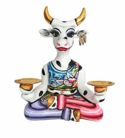 Best Deko-Kuh Yogakuh Muni Dekofiguren Tiere & Pflanzen