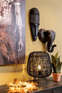 DAHEIM Dekofiguren Tiere & Pflanzen|Deko-Objekt Elefant 43 cm