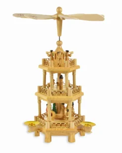 Dekorationsartikel|Deko-Objekt Pyramide 3-stöckig