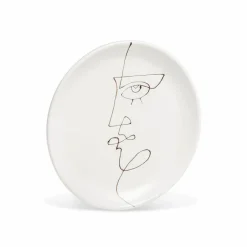 Clearance Deko-Teller Gesicht Ø 21 cm Dekofiguren