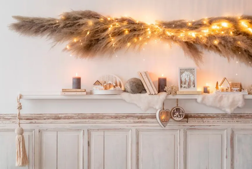 DAHEIM Gräser|Deko-Zweig Pampasgras 137 cm