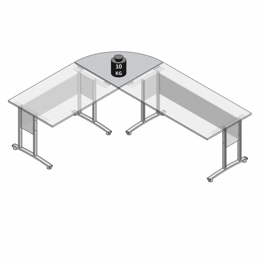 FMD Eckplatte Calvia, 80 x 80 cm