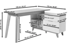 Sale Eckschreibtisch 60AU2 / Libre D 240E Schreibtische