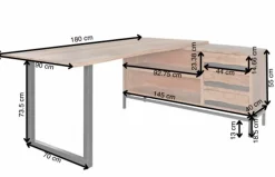 Outlet Eckschreibtisch Live Schreibtische|Büromöbel-Serien